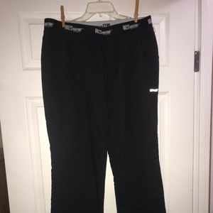 2 Pairs of Greys Anatomy black scrub pants.